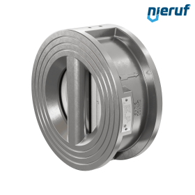 dual plate check valve DN100 DR03 stainless steel 1.4408 FKM (Viton)