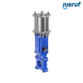 valvola a ghigliottina DN 50 SR02 EPDM attuatore pneumatico a doppio effetto
