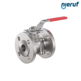 robinet à boisseau sphérique à brides DN32 PN40 FK06 acier inoxydable 1.4408
