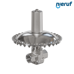 Millibar-Überströmventil 1 1/4" Zoll IG NPT UV17 Edelstahl FKM / PTFE 50 - 500 mbar