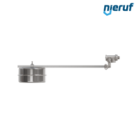 Schwimmerventil 1/2" Zoll Edelstahl FPM SW04 Schwimmer: in Edelstahl