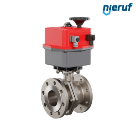robinet à boisseau sphérique à brides électrique DN80 - 3" pouce EK05 acier inoxydable 240V