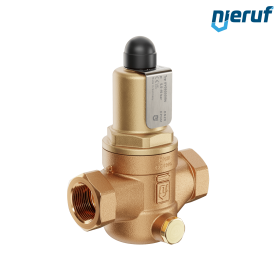 déverseur/soupape de décharge à passage droit 3/4" pouce femelle UV05 bronze/laiton 5,5 - 10,0 bar