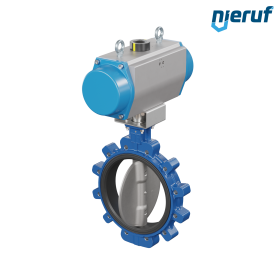 Butterfly valve DN 300  AK02 EPDM high temperature & FDA pneumatic actuator single acting normally open