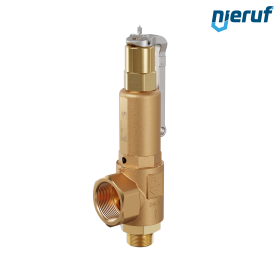 safety valve 1" m  x 1 1/2" fm SV04 liquid media, gunmetal NBR, with lever