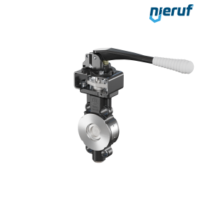 Double offset butterfly-valve AK11 DN 50 PN10-40 ANSI150-300 lever
