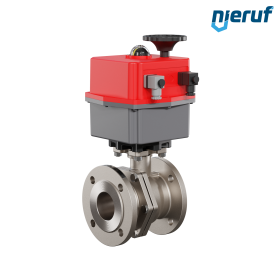 robinet à boisseau sphérique à brides électrique DN65 - 2 1/2" pouce EK05 acier inoxydable 240V