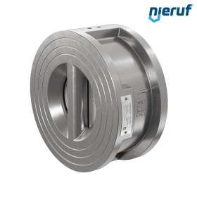 dual plate check valve DN80 DR03 stainless steel 1.4408 NBR