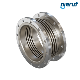 Axial expansion joint DN300 type KP05 stainless steel flared flanges and stainless steel bellows
