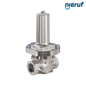 Reduktor ciśnienia gwintowany 1 1/2" cala NPT DM12 stal nierdzewna FPM / FKM 0.2 - 2.0 bar