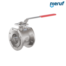robinet à boisseau sphérique compact en acier inoxydable DN100 PN16 FK11