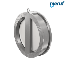 dual plate check valve DN500 DR03 stainless steel 1.4408 FKM (Viton)