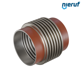 Axial expansion joint DN200 - 219,1mm type KP05 welding ends and stainless steel-bellows
