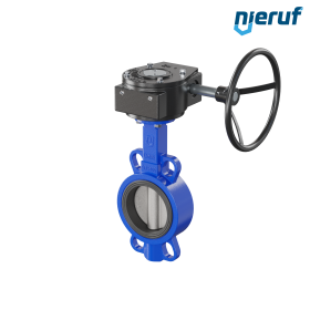 Butterfly valve DN 80 PN16 AK05 NBR gearbox