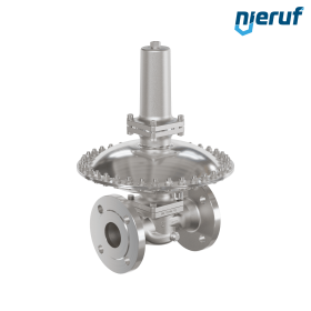 mbar-Regler DN50 DM24 Flansch DIN EN 1092 Edelstahl EPDM 50 - 200 mbar