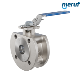 robinet à boisseau sphérique compact DN32 PN40 FK04 acier inoxydable 1.4408