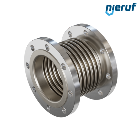 Axial expansion joint DN150 type KP05 stainless steel flared flanges and stainless steel bellows
