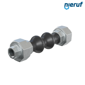 Compensators G 1/2" Inch Type KP02 steel (electro galvanized) EPDM