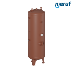 High pressure vessel vertical BE02 500 liter, 0-31 bar, steel primed