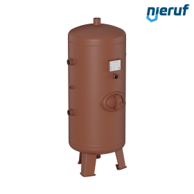 High pressure vessel vertical BE02 150 liter, 0-26 bar, steel primed