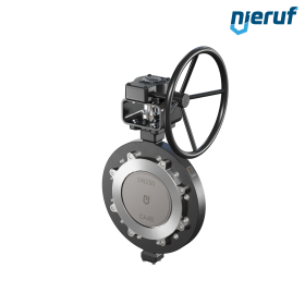 valvola a farfalla triplo eccentrico acciaio fuso AK14 DN 250 PN16 volantino