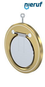 Zwischenflansch-Rückschlagklappe DN200 ZR09 Alubronze 2.0975 PTFE