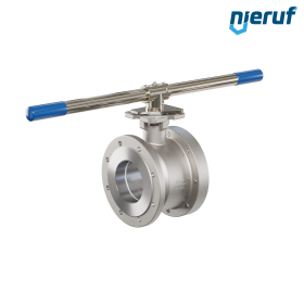 robinet à boisseau sphérique compact DN125 PN16 FK04 acier inoxydable 1.4408