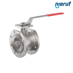 robinet à boisseau sphérique compact en acier inoxydable DN80 PN16 FK11