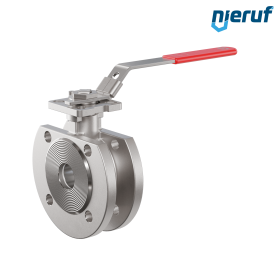 Compact ball valve stainless steel DN25 PN16 FK11