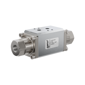 Válvula coaxial de 2/2 vías CV05 3/8" rosca hembra - DN10 acero inoxidable máx. 120 bar NC - para aplicación de agua