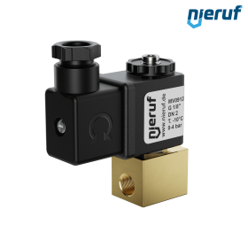 Solenoid valve DN2,0 G 1/8" Inch brass MV09 FKM 230V 50Hz