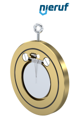 Zwischenflansch-Rückschlagklappe mit Feder DN80 ZR10 Alubronze 2.0975 FKM