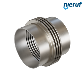 Axial expansion joint DN250 - 273mm type KP05 stainless steel welding ends and stainless steel bellows