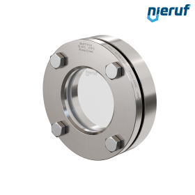 Behälter-Schauglas DN50 BS01 Edelstahl 1.4571 PTFE Borosilikatglas 2,5bar