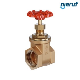 Vanne d'arrêt à opercule taraudée en bronze AS07 DN32 - 1 1/4" pouces PN16 EPDM