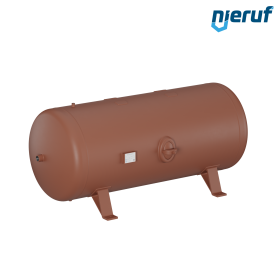 High pressure vessel horizontal BE02 750 liter, 0-41 bar, steel primed