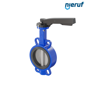 Butterfly valve DN 100 PN16 AK05 NBR lever