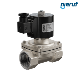 Electroválvula para vacío G 1 1/4" acero inoxidable EV06 NBR 230V 50Hz