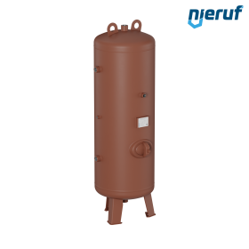 High pressure vessel vertical BE02 250 liter, 0-31 bar, steel primed