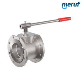 robinet à boisseau sphérique compact en acier inoxydable DN150 PN16 FK11