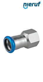 Übergangsmuffe Pressfitting I DN15 - 18,0 mm Innengewinde 1/2" Zoll Edelstahl