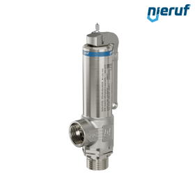 Kriogeniczny zawór bezpieczeństwa DN15 3/4" GZ x 3/4" GW SV14, Stal nierdzewna PTFE, Dźwignia