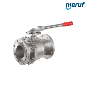 robinet à boisseau sphérique à brides DN125 PN16 FK06 acier inoxydable 1.4408