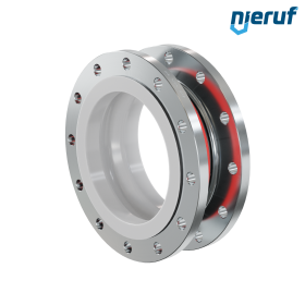 Rubber expansion joint PTFE lining DN250 type KP04 steel flanges EPDM
