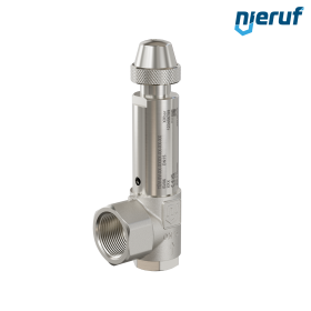 safety valve 1/2" x 1" fm SV06 liquid media, stainless steel EPDM