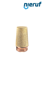 Schalldämpfer 1/2" Zoll aus Sinterbronze