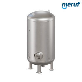 Serbatoio a pressione per acqua verticale BE04 4000 litri, 0-10 bar, acciaio inox