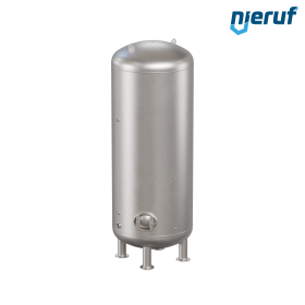 Serbatoio a pressione per acqua verticale BE04 8000 litri, 0-6 bar, acciaio inox