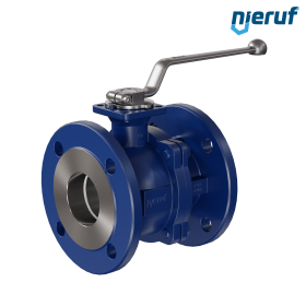 robinet à boisseau sphérique à brides pour gaz DN65 FK12 acier moulé 1.0619