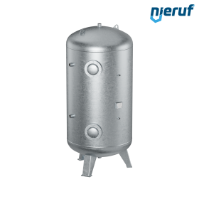 Réservoir sous vide debout BE03 1500 litres, -1-3 bar, acier galvanisé